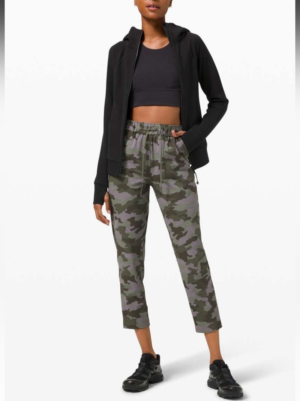Lululemon Keep Moving Pant 7/8 High-Rise Heritage 365 Camo Dusky Lavender size 6